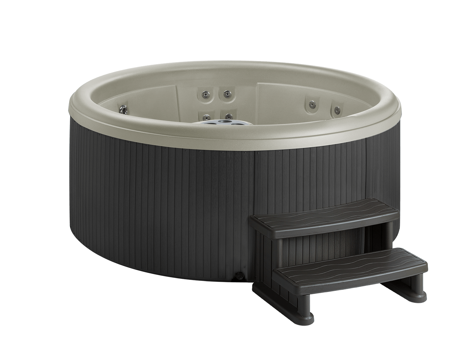 Freeflow Aptos Premier Sand Shell With Charcoal Cabinet Sand Shell With Charcoal Cabinet